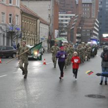 Laisvės gynėjų dienos bėgimo varžybose triumfavo A. Jakubynas ir U. Žvinklytė