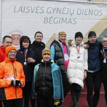 Laisvės gynėjų dienos bėgimo varžybose triumfavo A. Jakubynas ir U. Žvinklytė