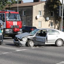 Dar viena avarija Klaipėdoje: sumaitoti du automobiliai <span style=color:red;>(papildyta)</span>