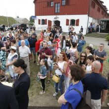 Jūros šventės metu prezidentui G. Nausėdai – klaipėdiečio akibrokštas