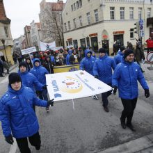 Klaipėdoje suplevėsavo Europos sporto vėliava