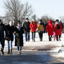 Žiemiški pajūrio vaizdai užbūrė klaipėdiečius