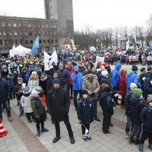 Klaipėdoje suplevėsavo Europos sporto vėliava