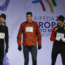 Klaipėdoje suplevėsavo Europos sporto vėliava