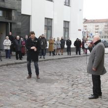 Legendiniam aktoriui V. Kancleriui – memorialinė lenta