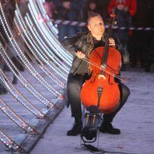 Uostamiestyje sužibo unikali Kalėdų eglutė