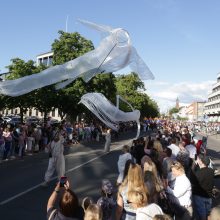 Jūros šventės eisena nuvilnijo Klaipėdos gatvėmis