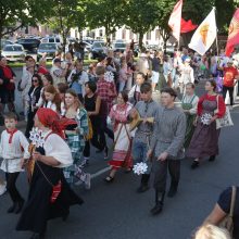 Jūros šventės eisena nuvilnijo Klaipėdos gatvėmis