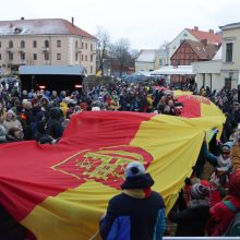 Klaipėdiečiai nepabūgo žvarbos