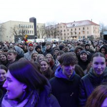 Klaipėdiečiai nepabūgo žvarbos