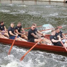 Dangės upėje – vikingų laivų drakonų lenktynės