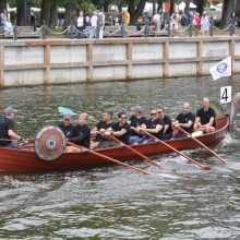 Dangės upėje – vikingų laivų drakonų lenktynės