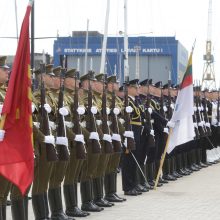 Uostamiestyje – įspūdinga kariškių šventė