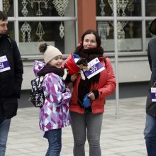 Kauniečiai išbandė ėjimo trasą „Diabetas mano širdyje“ 