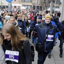 Kauniečiai išbandė ėjimo trasą „Diabetas mano širdyje“ 