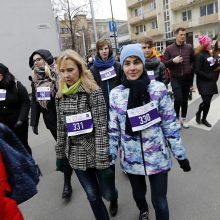 Kauniečiai išbandė ėjimo trasą „Diabetas mano širdyje“ 