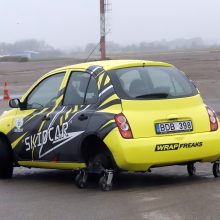 Neįprastas automobilis padeda kauniečiams mokytis nepaslysti kelyje