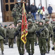 Lietuvos kariuomenės diena Kaune – žvarbi, bet su šypsenomis