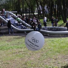 Atidarytas atnaujintas Santakos parkas: šventėje pramogų surado kiekvienas