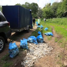 Švarinimo akcija: iš Jiesios upės traukė net lovą 