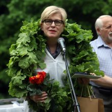 Premjerė apdovanota D. Grinkevičiūtės medaliu