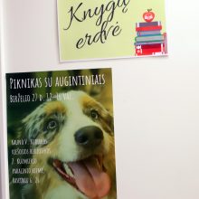 Bibliotekos kiemelyje – piknikas su keturkojais