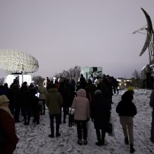 Kauno tvirtovės VI fortą užplūdo minia: renka pagalbą Ukrainai – abejingų nebuvo