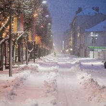 Įvertino: šalyje iškritęs gausus sniegas toli gražu nėra rekordinis 