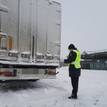 Į Rusiją vištieną gabenęs vairuotojas turėjo, įtariama, suklastotą dokumentą