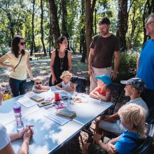 Ramybės parke rinkosi keliautojai oru