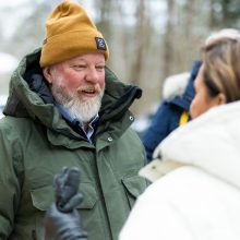 Buvusioje Merkinės skalbykloje atidarytas kepsnių restoranas: V. Radzevičius pasitiko svečius