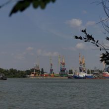 Gubernatorius: rusų dronai smogė Ukrainos Izmajilo uostui