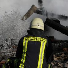 Marijampolės savivaldybėje sudegė ūkinis pastatas: įtariamas padegimas