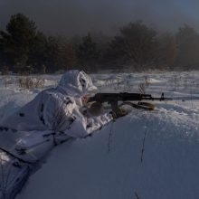 Ukrainos pareigūnas: sunkiausia žiemos dalis – dar priešakyje
