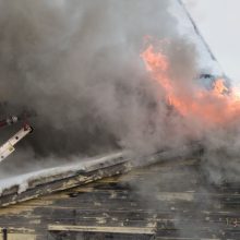 Kelmės rajone sudegė ūkinis pastatas: nuostolis siekia per 40 tūkst. eurų