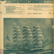 Praeitis: taip atrodė pirmojo leidinio „Jūra“ viršelis 1935 m. rugpjūtį.