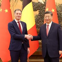 Susitikime su Belgijos premjeru Kinijos prezidentas sakė norįs glaudesnių santykių su ES
