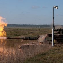 Kremlius: JAV tankai „Abrams“ Ukrainoje degs