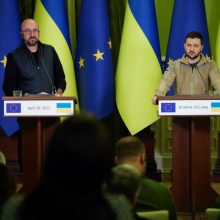 Kyjive vieši Europos Vadovų Tarybos pirmininkas