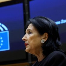 Sakartvelo prezidentė sveikina rekomendaciją dėl kandidatės į ES statuso