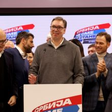 Serbijos prezidentas teigia, kad jo partija laimėjo parlamento rinkimus
