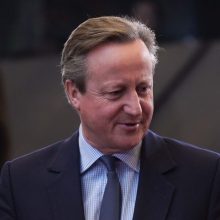 Naujasis JK užsienio reikalų sekretorius D. Cameronas lankysis Vašingtone