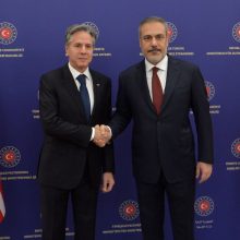 A. Blinkenas Ankaroje susitiko su Turkijos užsienio reikalų ministru