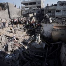 Baltieji rūmai: JAV sieks, kad paliaubos Gazos Ruože būtų pratęstos