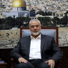 „Hamas“ lyderis išvyko iš Egipto, kur derėjosi dėl paliaubų Gazos Ruože