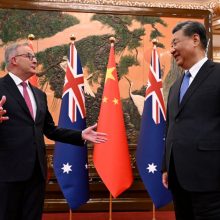 Kinijos prezidentas Pekine susitiko su Australijos ministru pirmininku