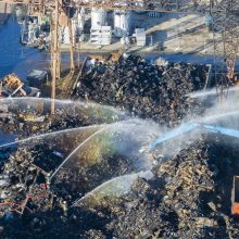 NVSC: po gaisro Paneriuose tirtuose darželiuose oro taršos nebėra