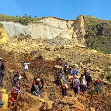 Katastrofa Papua Naujojoje Gvinėjoje: po nuošliauža palaidota per 2 tūkst. žmonių