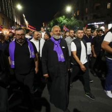 Armėnijoje protestuotojai reikalauja premjero apkaltos