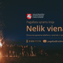 Uostamiestyje pradeda veikti emocinės paramos linija vyrams „Nelik vienas“